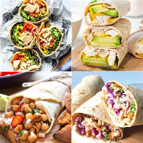 healthy lunch wrap ideas (1) - OhClary