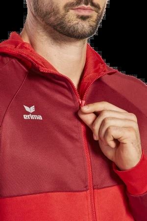 Erima Herren Six Wings Trainingsjacke Mit Kapuze Erima Ch