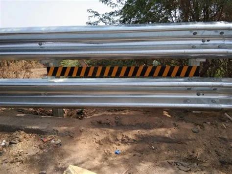 Road Safety W Beam Crash Barrier Installation Service At Rs Meter