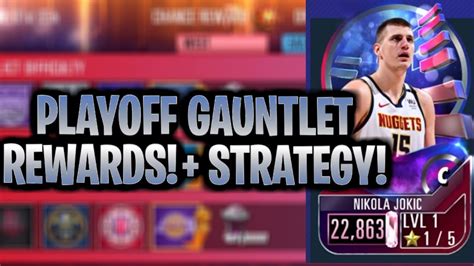 Free Play Playoffs Gauntlet Rewards Strategy Nba K Mobile