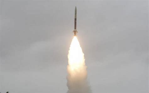 India Successfully Test Fires Surface To Surface Ballistic Missile