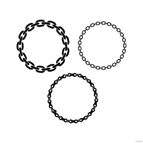 Free Chain Circle Vector EPS Illustrator PNG SVG Template Net