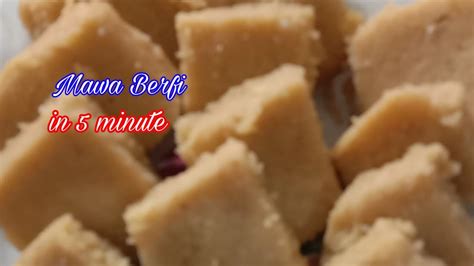 Navratri Special Mawa Khowa Ke Barfi How To Make Mawa Berfi Sweets In