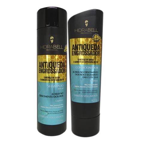 Shampoo E Condicionador Antiqueda Engrossador De Fios Hidrabell