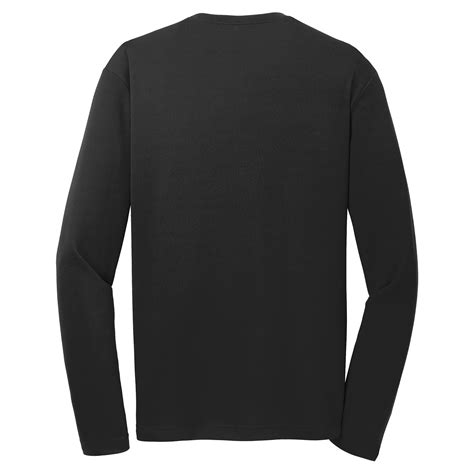 Sport Tek St340ls Posicharge Racermesh Long Sleeve Tee Black Full Source