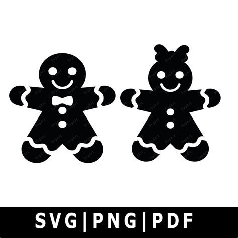 Gingerbread Man Face Free Svg Pictures Free Svg Files Silhouette