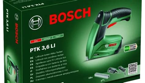 Степлер Bosch PTK 3 6 LI ДамСовет