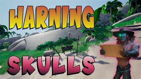 Warning Skulls Near The Center Of The Island Smugglers Bay YouTube