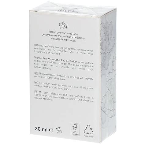 Therme Zen White Lotus Eau De Parfum Ml Redcare Apotheke