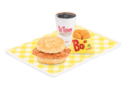 Cajun Chicken Filet Biscuit Combo - BOJ of WNC, LLC