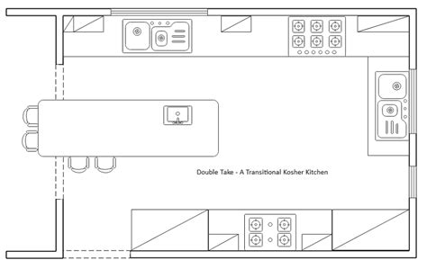 Free Editable Kitchen Floor Plan Examples Templates Edrawmax Artofit