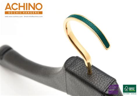 Faux Leather Hangers Achino