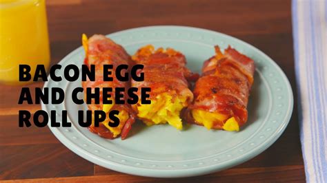 How To Make Bacon Egg And Cheese Roll Ups Updated 2017 YouTube