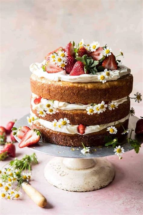 Strawberry Chamomile Naked Cake Half Baked Harvest Bloglovin