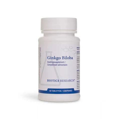 Biotics Ginkgo Biloba Tabletten 60 Stück Kaufen € 34 2 Bei Viata