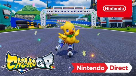 Chocobo GP Announcement Trailer Nintendo Switch YouTube