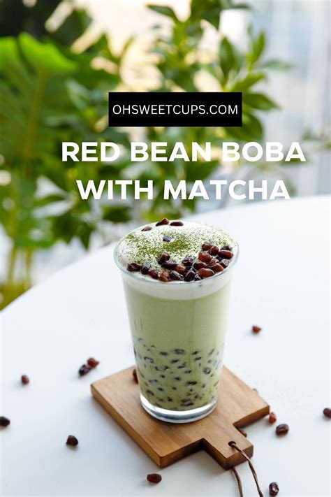 Red Bean Boba - a bean twist on Bubble Tea - Oh Sweet Cups