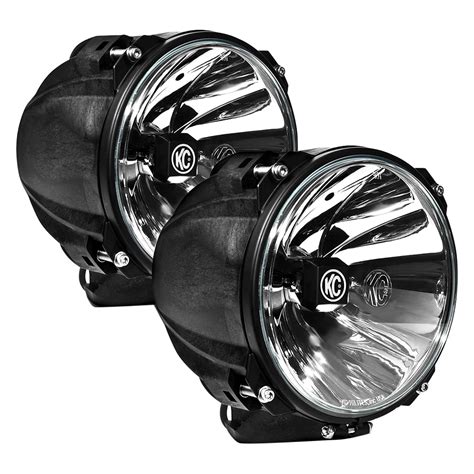 Kc Hilites® 9643 Carbon Pod™ 7 2x40w Round Spot Beam Led Lights With Gravity Led