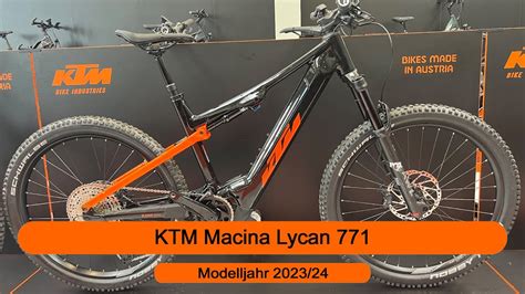 KTM Macina Lycan 771 Modelljahr 2023 2024 YouTube