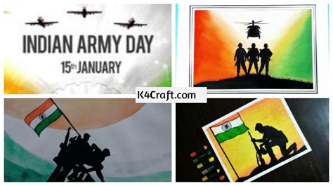 Indian Army Independence Day Drawing For Beginners Pic Twang