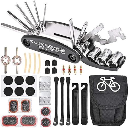 Nabance Fahrrad Multitool 16 in 1 Werkzeuge für Fahrrad Reparatur Set