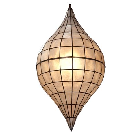 A Great Capiz Shell Pendant Light | Pendant light, Capiz shell, Light