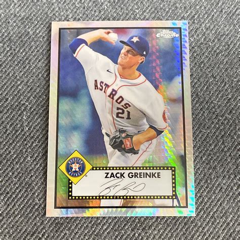 2021 Topps Chrome Platinum Anniversary Zack Greinke Prism Refractor