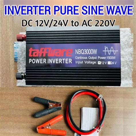 Jual Inverter DC Ke AC Pure Sine Wave 3000 Watt DC 12V 24V To AC 220V