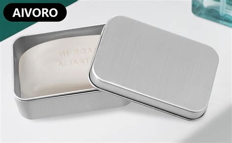 Aivoro Bo Te Savon En Aluminium Porte Savons Avec Gouttoir