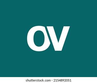 Ov Logo Design Vector Template Stock Vector (Royalty Free) 2154892051 ...