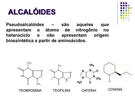 O Que É Um Alcaloide - 13 alcaloides