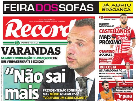 Banca De Jornais Record Futebol