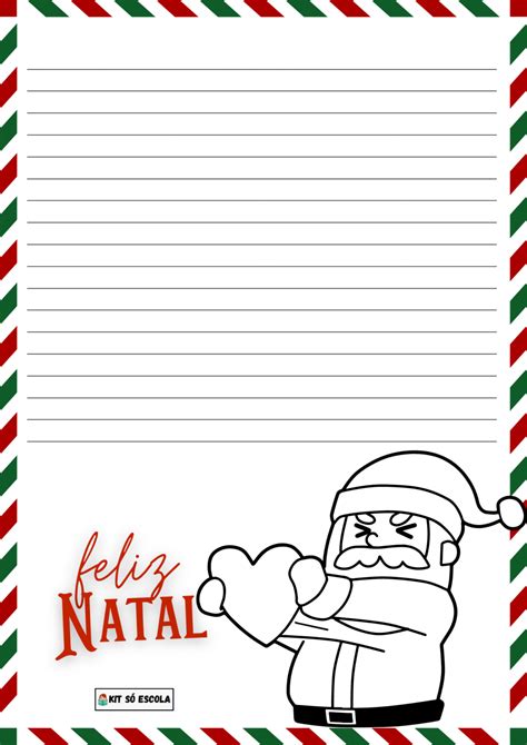 Modelos De Cartas Para O Papai Noel S Escola