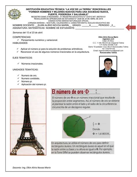 Taller 5 Aplicación de los números irracionales PDF Free Download