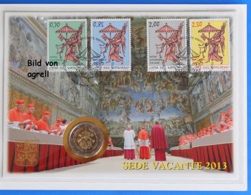 Philatelic Numismatic Cover Of Vatican Euromuenzen AGrell Eu