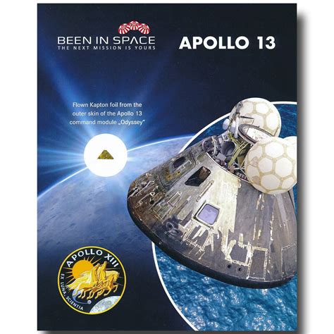 Apollo Moon Flown Kapton Foil Insulation Material X Presentation