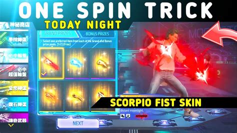 Moco Store Scorpio Fist Skin Freefire Next Fist Skin One Spin Trick