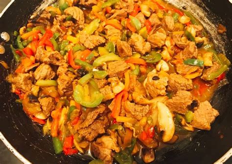 Lean Diced Beef stir fry Recipe by JessicaBankz - Cookpad