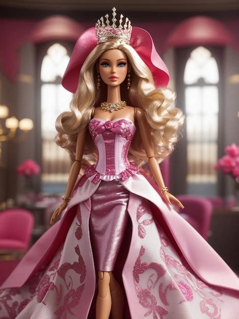 Mu Eca Barbie Reina Foto Premium