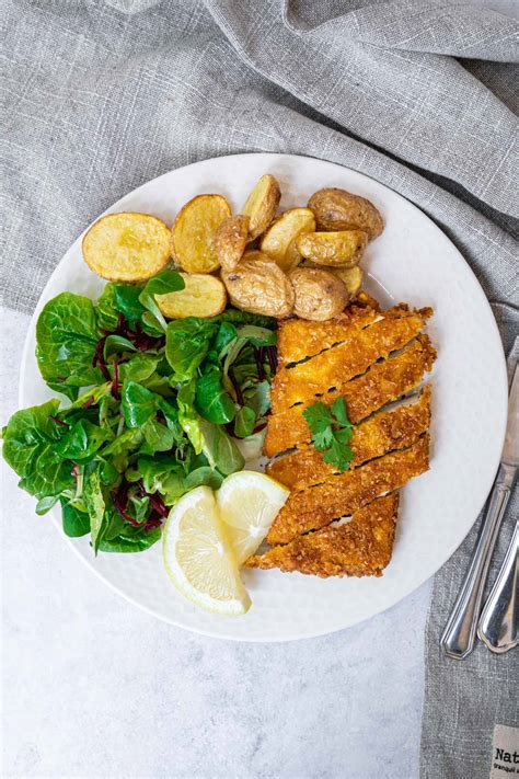 Crispy Vegan Tofu Schnitzel Six Hungry Feet