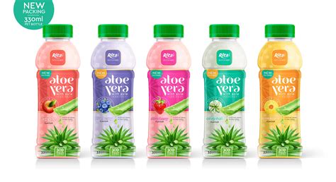 330ml Pet Bottle Aloe Vera With Pulp Drink Blueberry Tradekorea