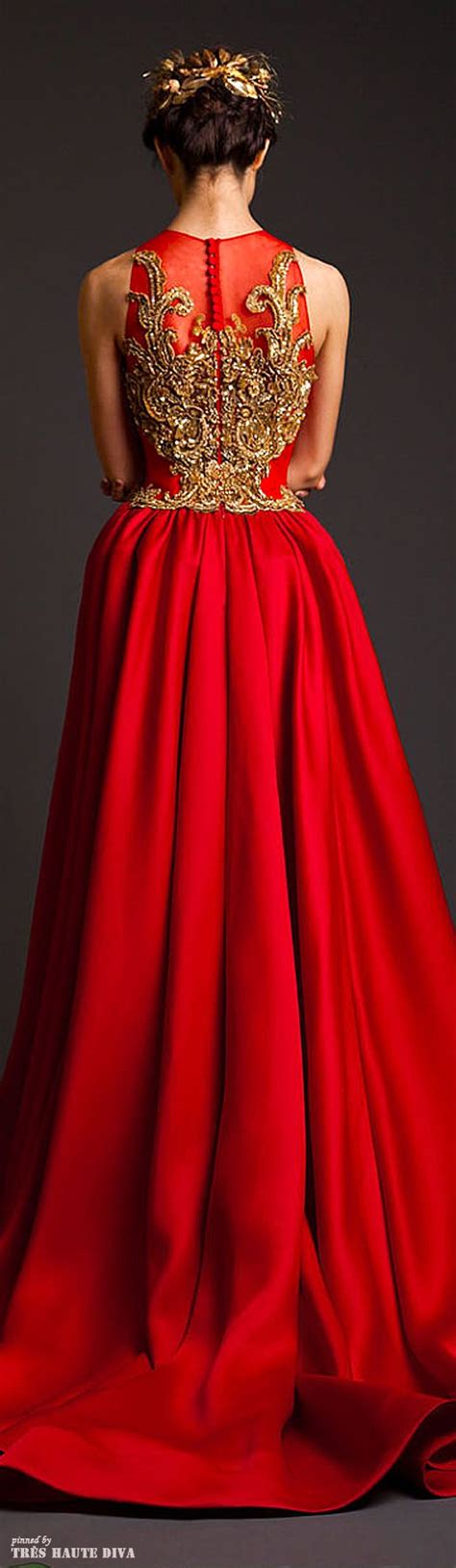 Krikor Jabotian Couture 2014 Gorgeous Gowns Red Dress Asian Bridal Wear