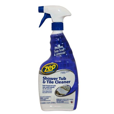 Zep 32 Oz Shower Tub And Tile Cleaner Zustt32pf The Home Depot