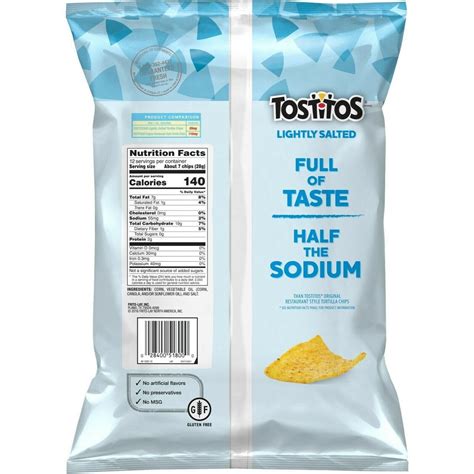 Tostitos LIGHTLY SALTED Tortilla Chips 12 Oz