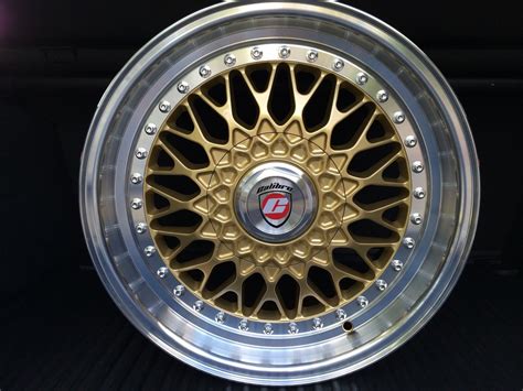 3 Finn Bbs Rs Replica Calibre Vintage Gold Retro 4x100108 5x100