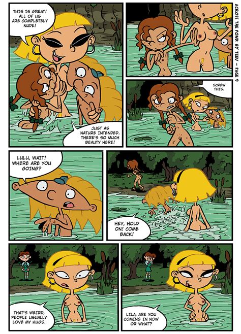 Rule 34 1boy 3girls Arnold Shortman Blonde Hair Brown Hair Casual Clothing Comic Dialogue