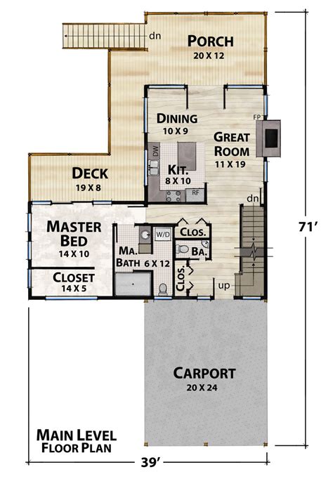 Escape Cabin Plan Details - Natural Element Homes