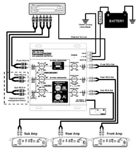 Clarion MCD360 6 Channel Electronic Crossover Instruction Manual