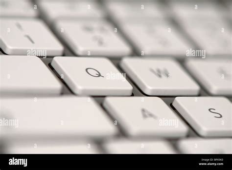 An iMac Apple Macintosh Bluetooth wireless compact keyboard Stock Photo ...