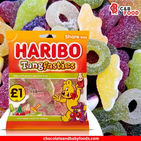 Haribo Tangfastics Fizzy Fruit Flavour Cola Flavour And Sweet Foam Gums 160g Cut Price Bd